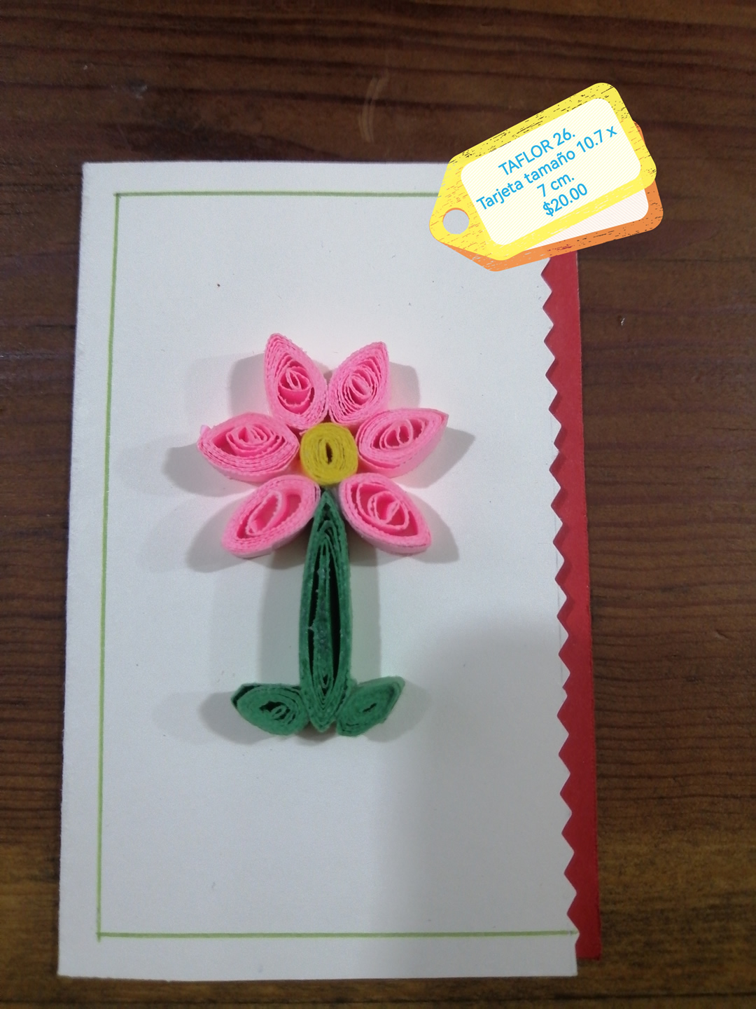 Tarjeta de flores